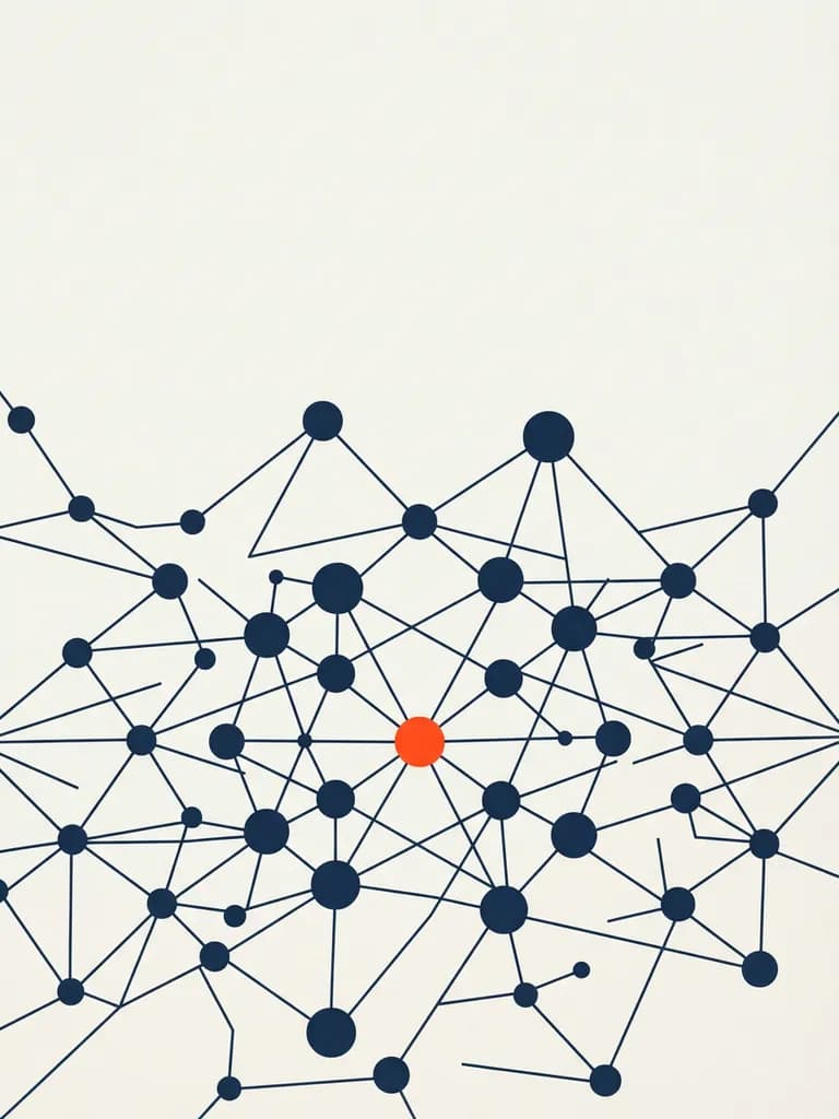 AI-generated book covers example — Non-fiction — abstract system, made with Nano Banana 2 Lite on BananaBanana