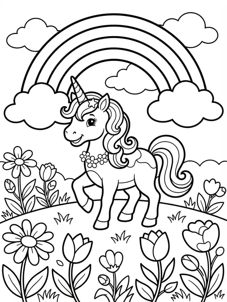 Coloring pages AI prompt examples — generated on BananaBanana