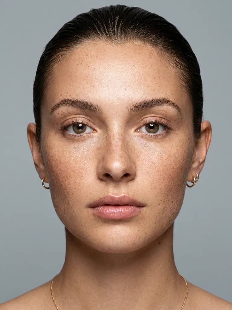 AI-generated portraits example — Studio beauty light, made with Nano Banana Pro on BananaBanana