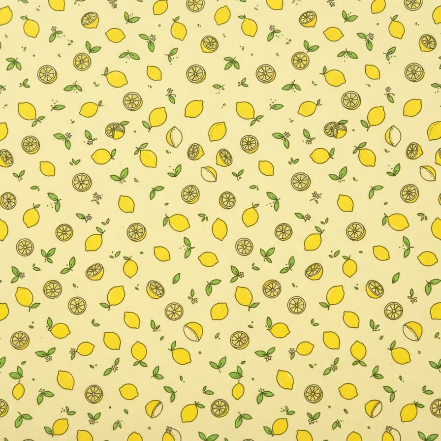 AI-generated seamless patterns example — Citrus kitchen print, made with Nano Banana 2 Lite on BananaBanana