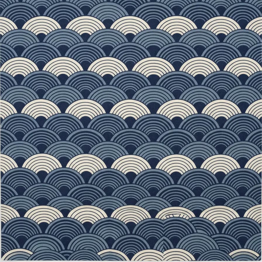 AI-generated seamless patterns example — Stylised waves, made with Nano Banana 2 Lite on BananaBanana