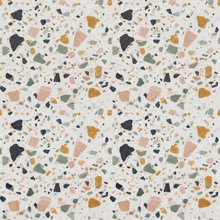 AI-generated seamless patterns example — Terrazzo chips, made with Nano Banana 2 Lite on BananaBanana