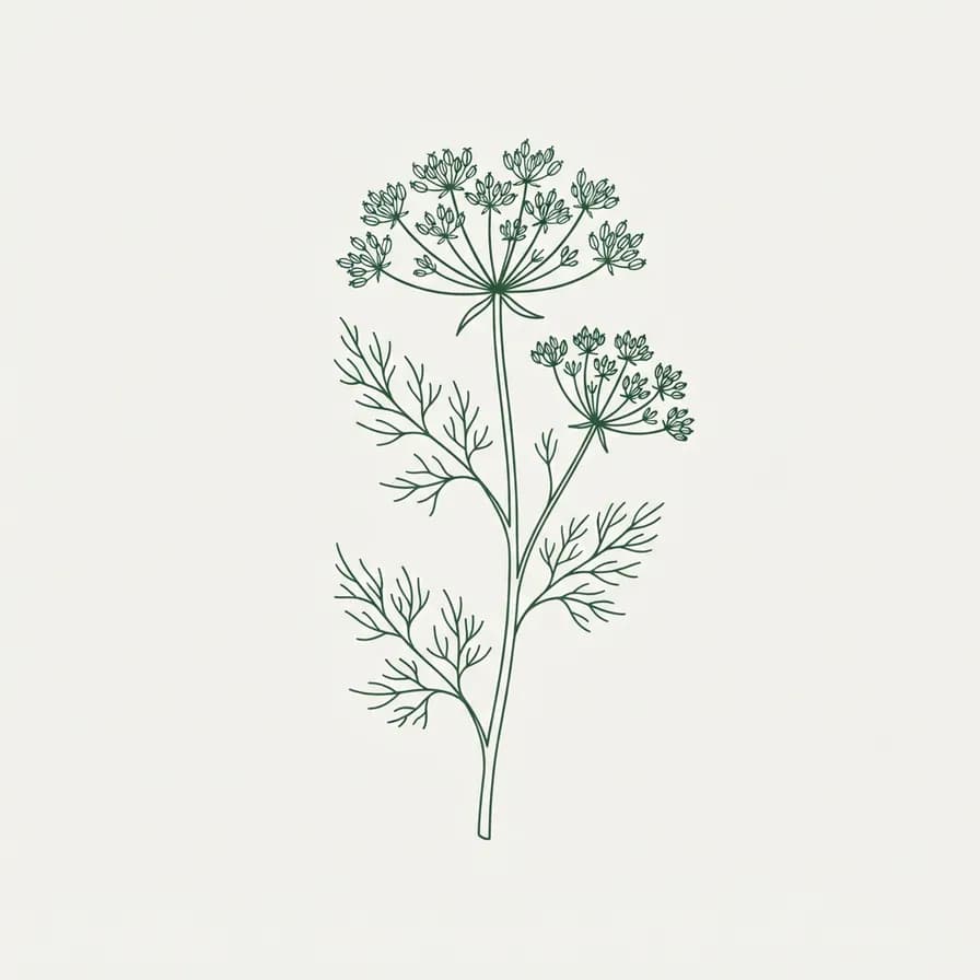 AI-generated t-shirt design example — Monoline botanical, made with Nano Banana 2 Lite on BananaBanana