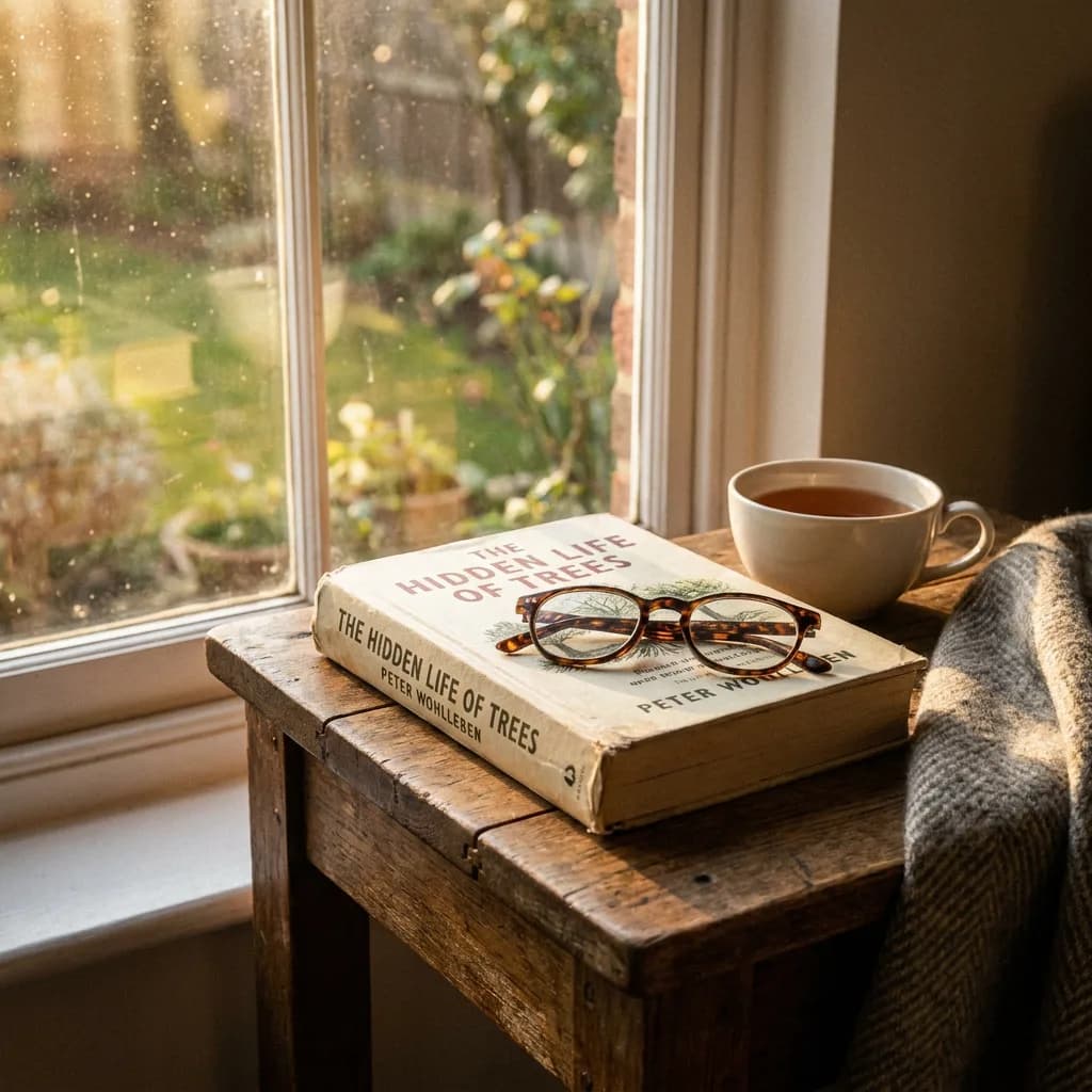 Book with reading glasses, Nano Banana Pro